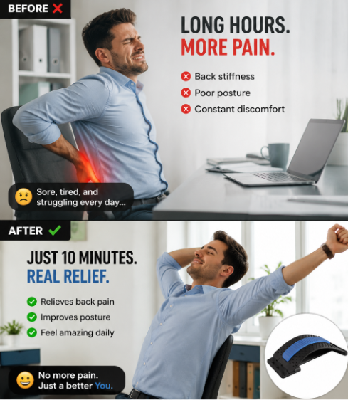 SpineEase Pro — Lumbar Relief & Acupressure Device